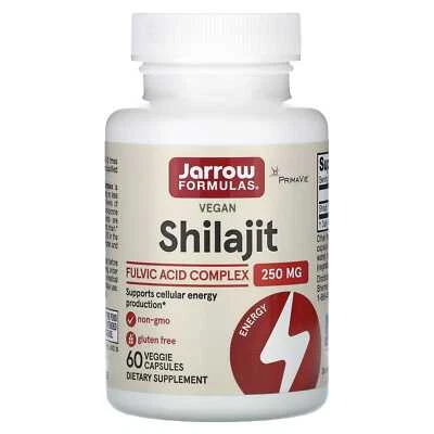 *TO CLEAR* Jarrow Formulas Vegan Shilajit Fulvic Acid Complex 60 Caps *BB 10/25* - Image 1 of 3