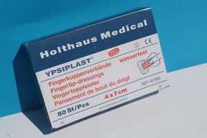 50 x Fingerkuppenpflaster Fingerkuppenverband 4 x7cm wasserfest Pflaster Verband - Bild 1 von 1