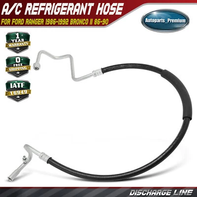 Línea de descarga de aire acondicionado para Ford Ranger 1986-1992 Bronco II 1986-1990 L4 2,3 L V6 2,9 L Foto 1 de 4