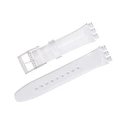 Correa de silicona suave colorida 12 16 17 19 20 mm para correas de repuesto de muñeca Swatch Foto 1 de 4