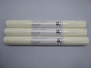 Laura Ashley Kentwell Off White Wallpaper 3 Rolls Same Batch Freepost  - Picture 1 of 6