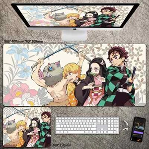 Demon Slayer Cosplay Desktop Antiskid Mouse Pad Game Computer Mat Fine Gift #08 - Picture 1 of 2