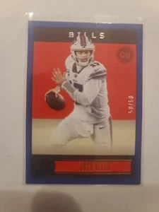2023 Legacy Josh Allen #10 Blue Parallel 50/50 Buffalo Bills - Bild 1 von 2