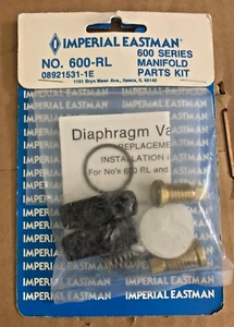 Imperial Eastman 600 Series Manifold Parts Kit! 600-RL 08921531-1E Repair NOS - Imagen 1 de 2