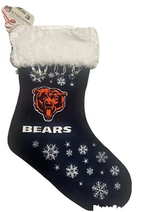 NFL Chicago Bears Holiday Stocking Navy - Picture 1 of 3