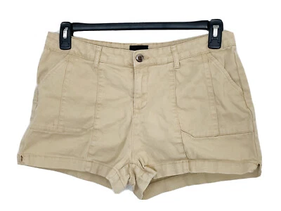 Shorts JOE BOXER Feminino Bege Tamanho 10-12 Cintura 31,5 polegadas/Quadris 42 polegadas/costura interna 2,5 polegadas - Imagem 1 de 3