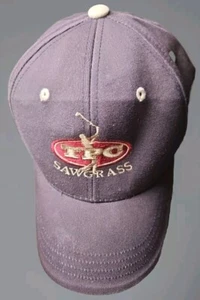 TPC Sawgrass Navy Blue Baseball Hat TPC Sawgrass Logo Adjustable Closure Cap EUC - Picture 1 of 6