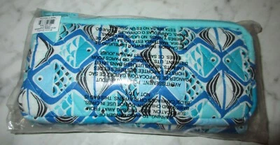 Bandolera Cartera Vera Bradley RFID Go Fish Azul - Nueva con Etiquetas Foto 1 de 4