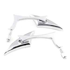 PAIR Motorcycle Rearview Mirrors For Honda VTX1300C VTX1300S VTX1800C VTX1800R - Picture 1 of 13