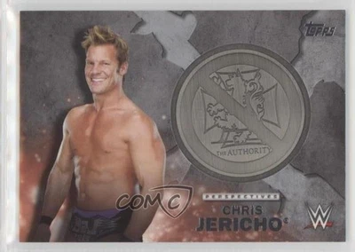 Tarjetas medallón 2016 Topps WWE plateadas 4/25 Chris Jericho Foto 1 de 3