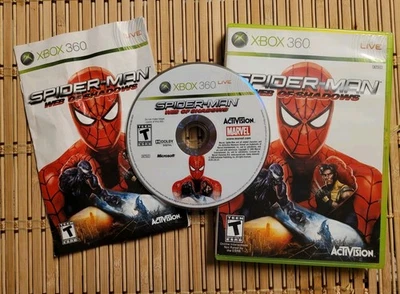 Spider-Man: Web of Shadows for Microsoft Xbox 360 2008 Marvel Wolverine Venom - Image 1 of 4