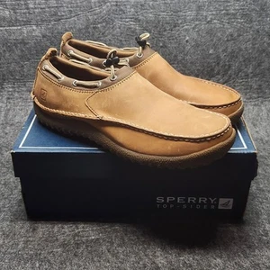 Zapatos Sahara Para Hombres Sperry Top Sider Boat Moc Sin Cordones 10.5 M STS10791 NUEVOS - Imagen 1 de 11