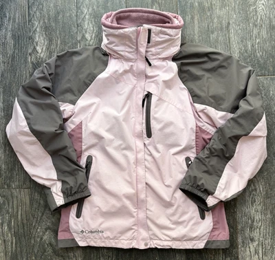 Columbia Girl Ski Snow Jacket 3 in 1 Coat Omni-Tech Waterproof Hooded L 14/16 - Image 1 of 4
