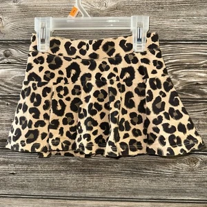 Jumping Beans Mädchen 4T Rock Tutu hellbraun schwarz Gepard Druck Rüsche Bescheidenheit Shorts - Bild 1 von 4