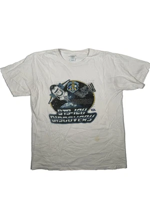 STS-120 Discovery Space Shuttle Graphic T-Shirt Vintage NASA Size Large - Image 1 of 2