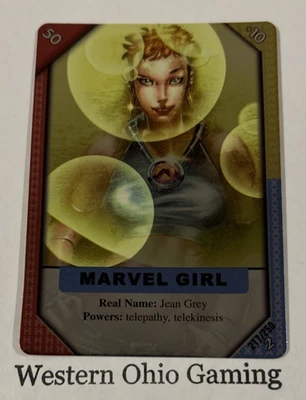 Marvel ReCharge CCG Marvel Girl #217/250 Ultra Rare Foil TCG Series 2 - Image 1 of 2
