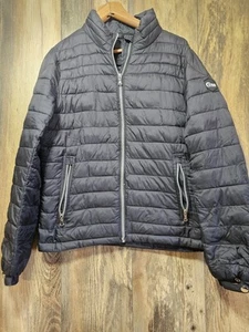 Zyia Active The Whistler Black Puffer Jacket Women's Size Small Nylon Packable - Picture 1 of 4