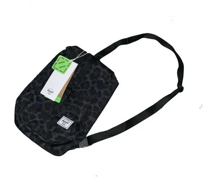 Bolso Bandolera Herschel Supply Retreat 5L Digital Leopardo Negro Nuevo con Etiquetas Foto 1 de 4