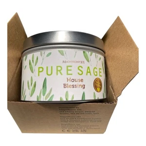 Magnificent 101 Long Lasting Pure White Sage Candle House Blessing 6 Oz - Picture 1 of 6