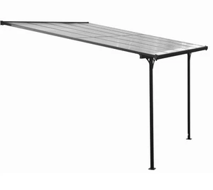 Terrassendach Terrassenüberdachung Aluminium Westmann schwarz 300x313x270cm - Bild 1 von 9