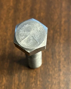 Vite a testa esagonale in acciaio inox lunga 5/8-11 x 2 1/2", completamente filettata (Qtà 1) - Foto 1 di 2