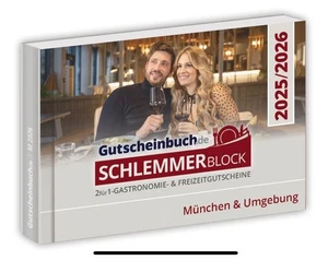 Gutscheinbuch - Schlemmerblock 2025/2026: München & Umgebung - NEU UVP 44,90€ - Bild 1 von 1