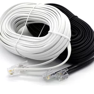 RJ11 auf RJ11 Kabel ADSL BT SKY Breitband Modem Internet DSL Festnetz Leitung Posten - Bild 1 von 14
