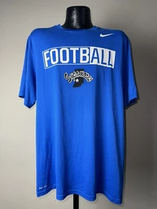 Men’s Nike Dri-Fit Indiana State Sycamores Football Blue Short-Sleeve Shirt XL - Picture 1 of 7