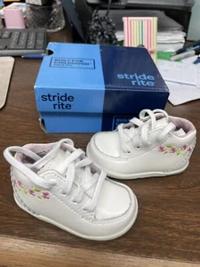 Stride Rite SRT Emilia Leather Shoes, Size 3M Brand New - Picture 1 of 7