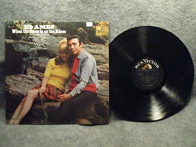 33 RPM LP Record Ed Ames When The Snow Is On The Roses RCA Victor LPM-3913 - Image 1 of 3