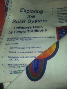 Erkundung des Sonnensystems Kinderbuch von Fabric Traditions 1997 - Bild 1 von 2