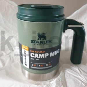 Stanley Classic Camp Mug 473ml-Big Grip, Double Wall Vacuum Insulation/Tracking - Picture 1 of 5