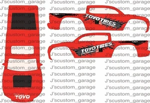 Hot Wheels Toyo Reifen Tacoma 1/64 Custom Water Slide Aufkleber  - Bild 1 von 1