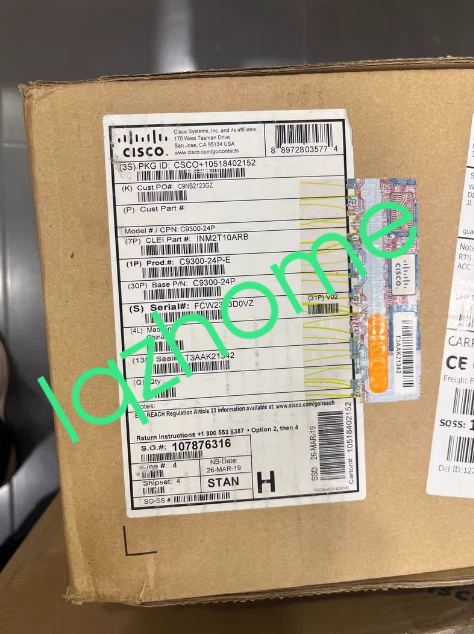 1PCS Cisco  C9300-24P-E switch new via FedEx or DHL - Image 1 of 1