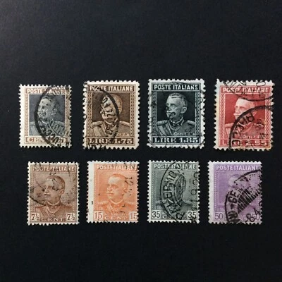 BroadviewStamps Italy #192-95, 197-200 used F-VF - Image 1 of 2
