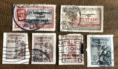 Estampillas de México CO16/RA11 usadas Foto 1 de 2