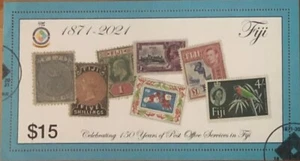 Fiji 2021 - 150Years of Post Office Services in Fiji Cancelled to Order (MNH) A - Picture 1 of 1