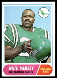 1968 Topps #136 Nate Ramsey Philadelphia Eagles - Imagen 1 de 2