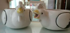 Vintage Hen and Rooster Sugar and Creamer Set - Picture 1 of 8
