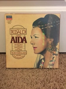 Renata Tebaldi Verdi Aida  2 Cassettes with Book - Picture 1 of 9