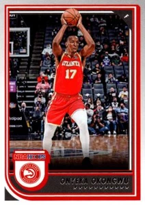 2022-23 Hoops Red Backs Onyeka Okongwu Atlanta Hawks #87 - Picture 1 of 2