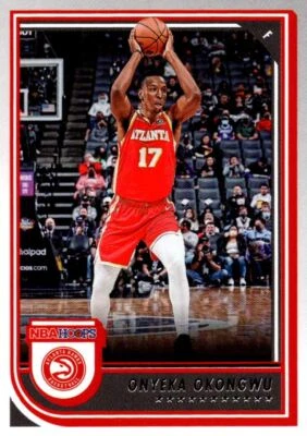 2022-23 Hoops Red Backs Onyeka Okongwu Atlanta Hawks #87 - Image 1 of 2