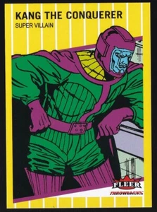 2023 Fleer Throwbacks '89 Marvel Edition Yellow /289 Kang The Conquerer #20 - Picture 1 of 2