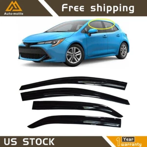 Juego de 4 viseras de ventana onduladas estilo Mugen para Toyota Corolla 2014-2019 - Imagen 1 de 6