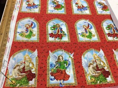 Erlanger Group-Angels Of Christmas Panel-100% Cotton