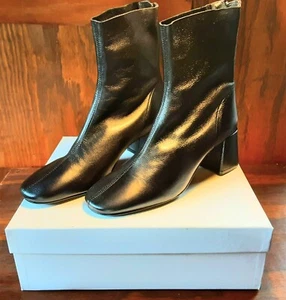 Jonak Paris Damenstiefel schwarz Leder Größe 39,5 neu im Karton - Bild 1 von 6