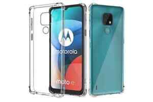 For Motorola Moto E7 E 2020 Slim Heavy Duty Crystal Clear Protective Case Cover 