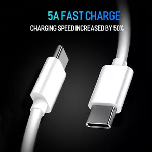 Cable para Samsung Galaxy S24 S23.S22 S21 S20 Note20 Tipo C toC Cargador Rapido - Picture 1 of 8