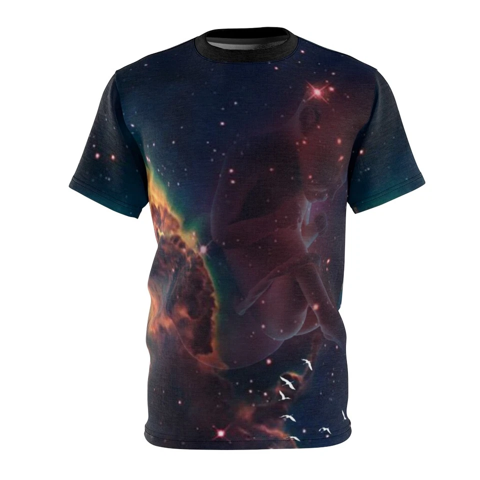 Children Of The Universe - T-shirt psychedelic art goa EDM tee - Image 1 of 1