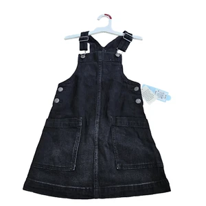 cat & jack girls black denim skirtall XS - Picture 1 of 4